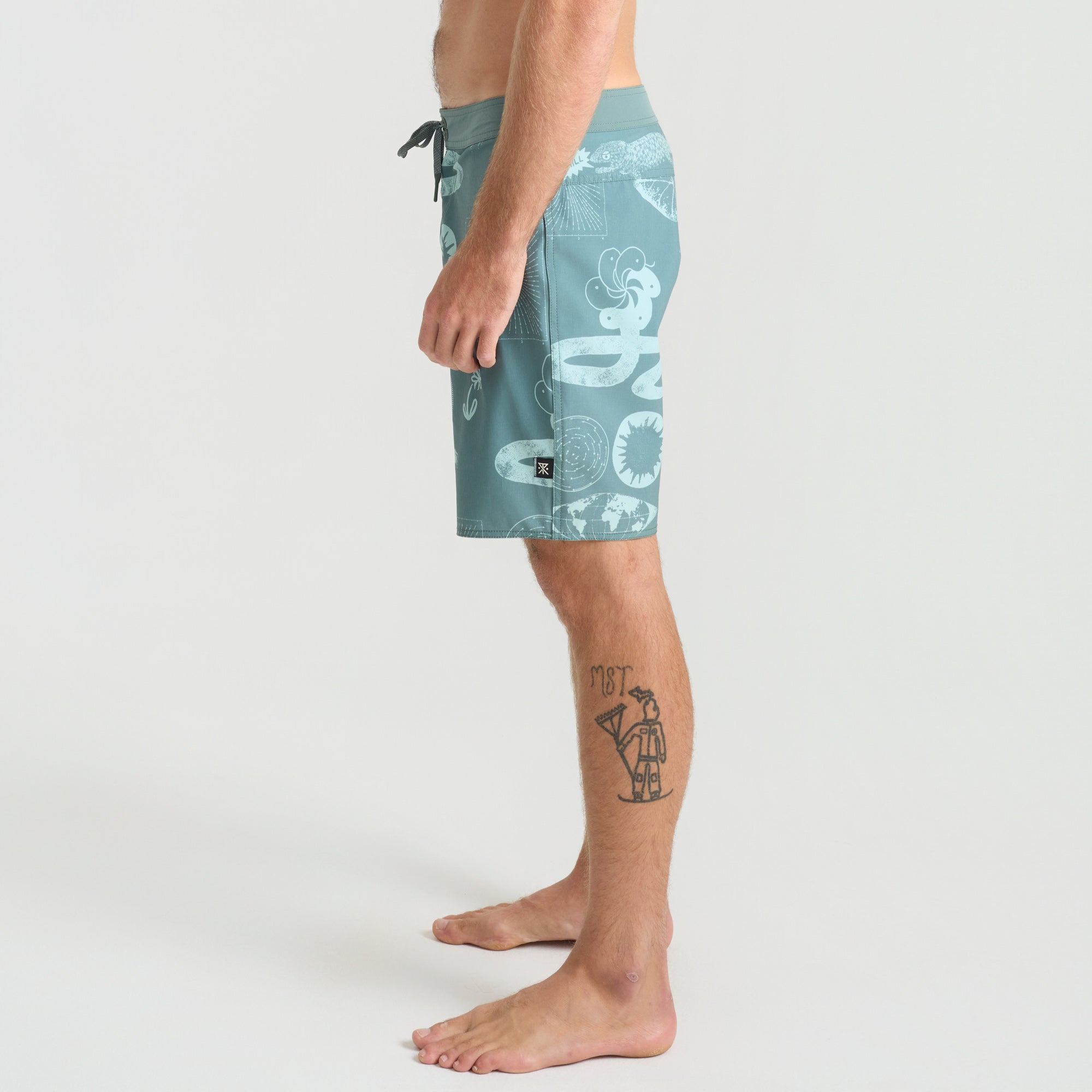 Passage 18.5' Boardshorts - Schiefergrün