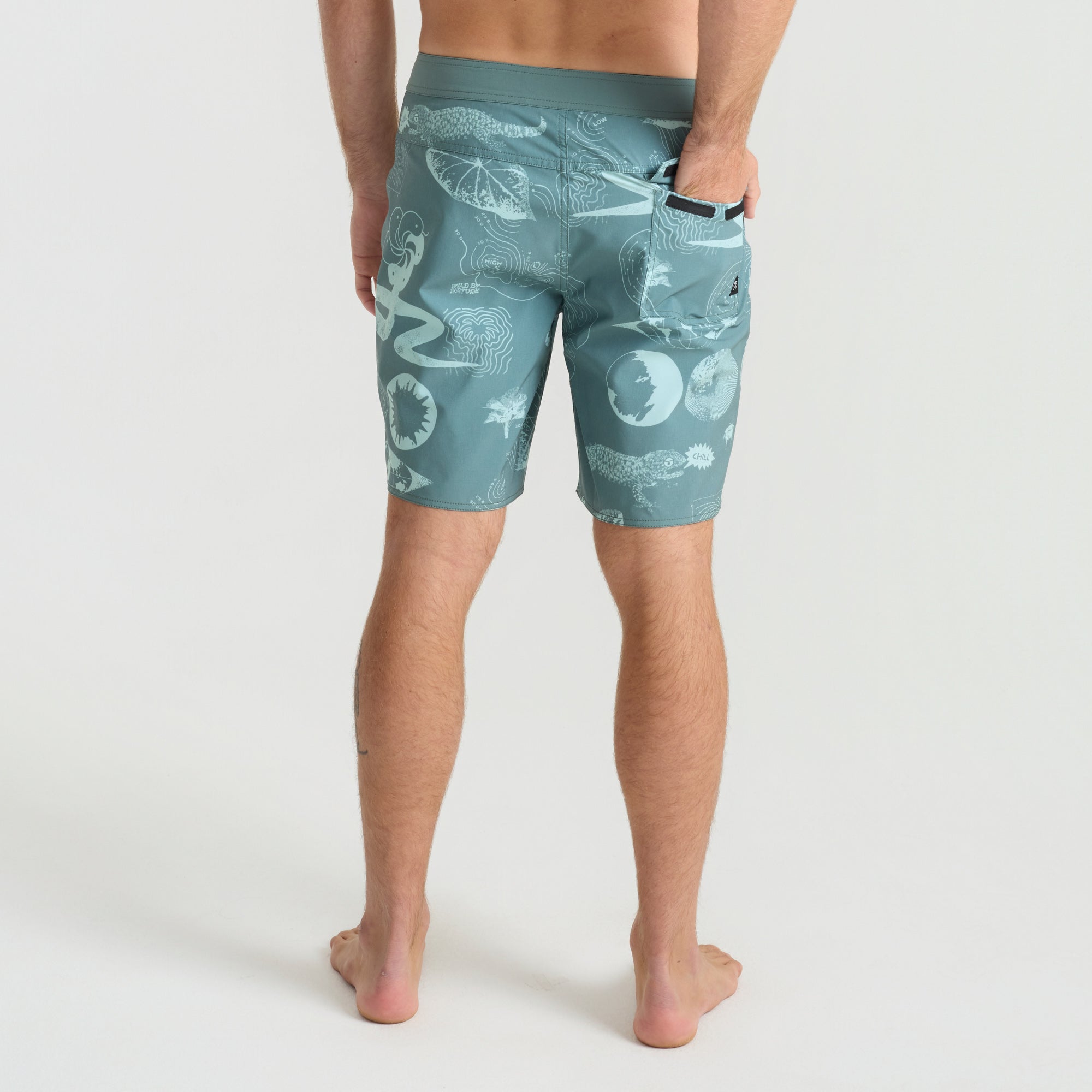 Passage 18.5' Boardshorts - Schiefergrün