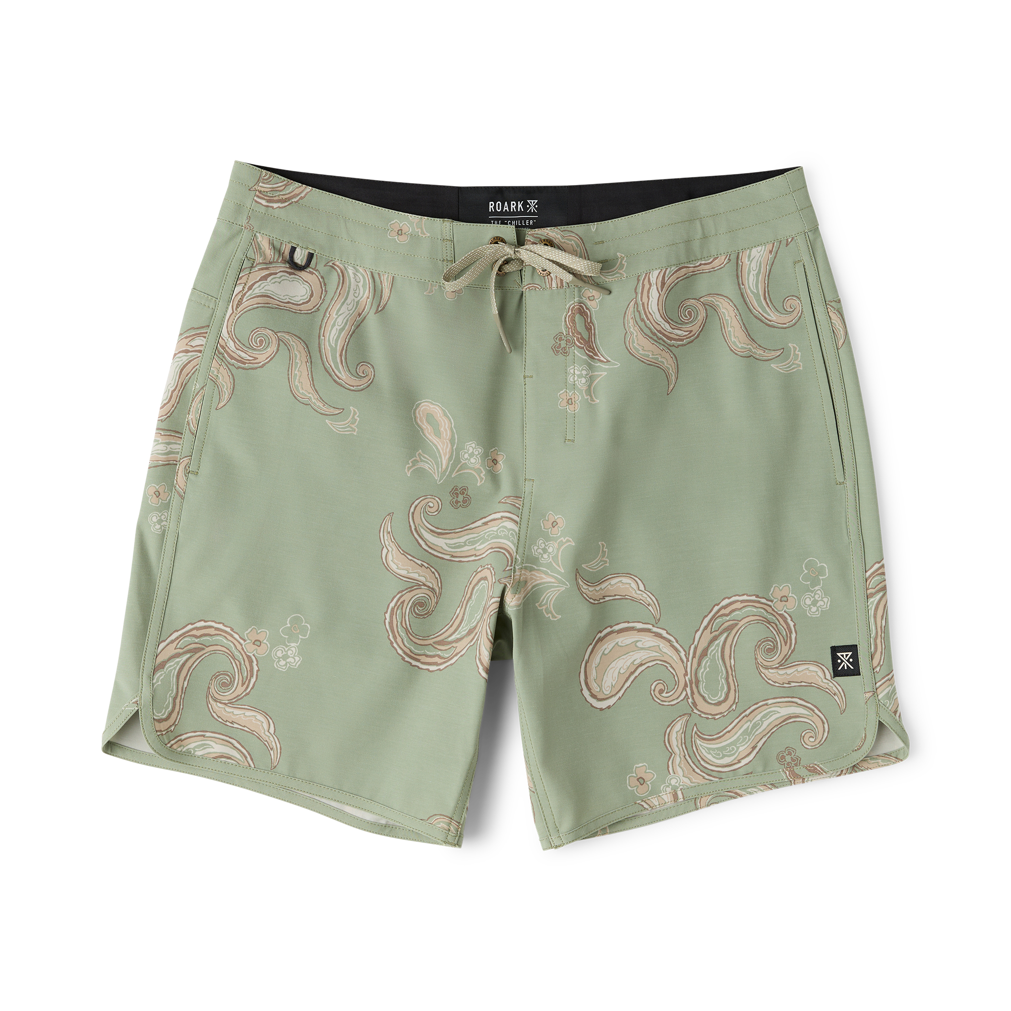 Chiller Scallop 17' Boardshorts - Dusty Sage