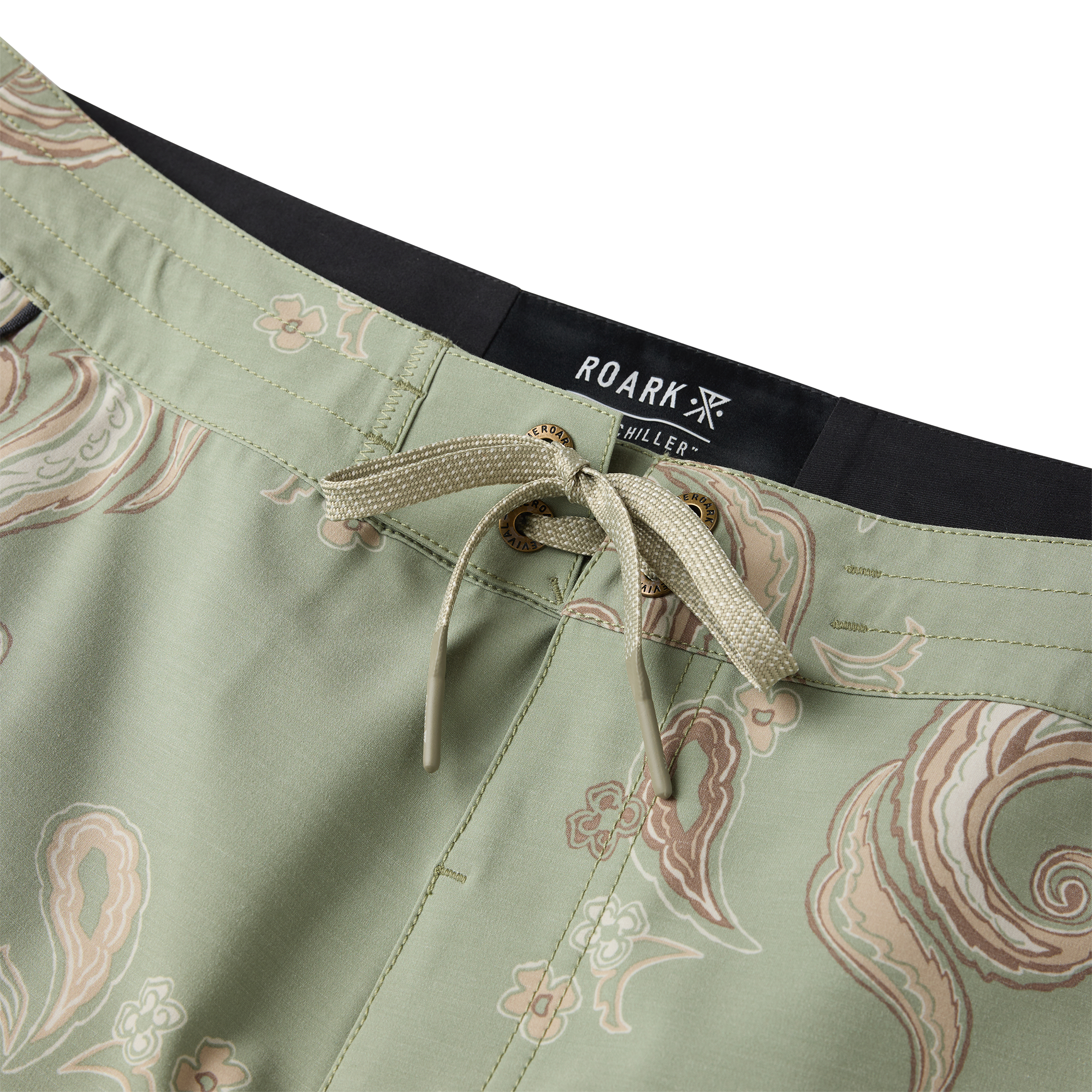 Chiller Scallop 17' Boardshorts - Dusty Sage
