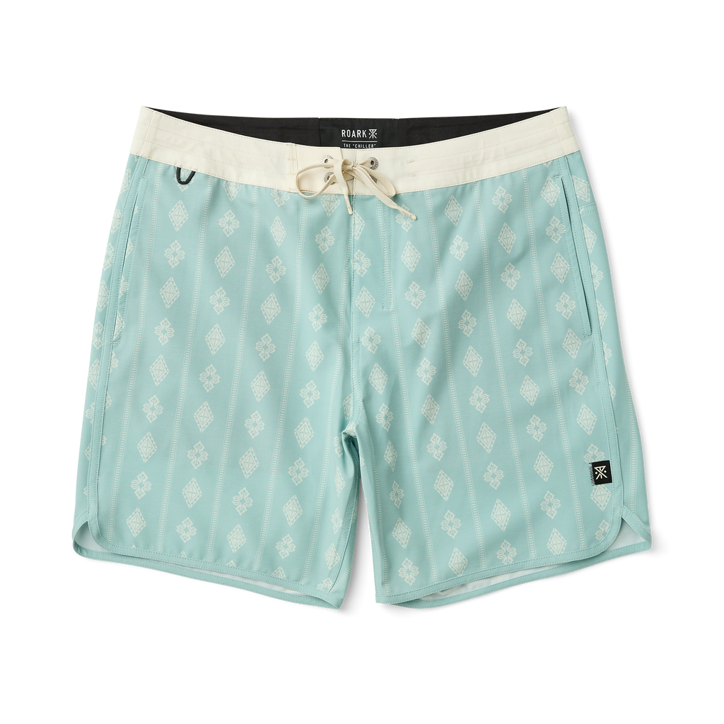 Chiller Scallop 17' Boardshorts - Hazy Blau