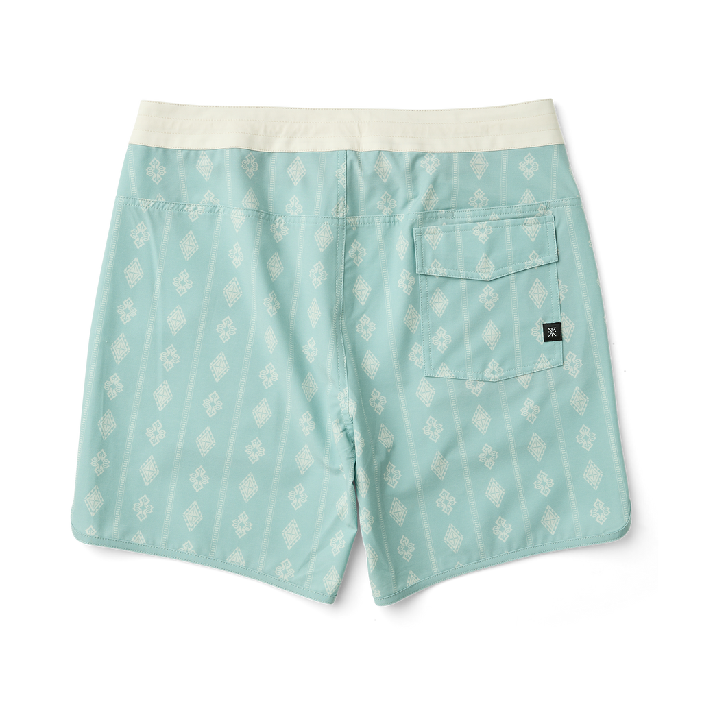 Chiller Scallop 17' Boardshorts - Hazy Blau