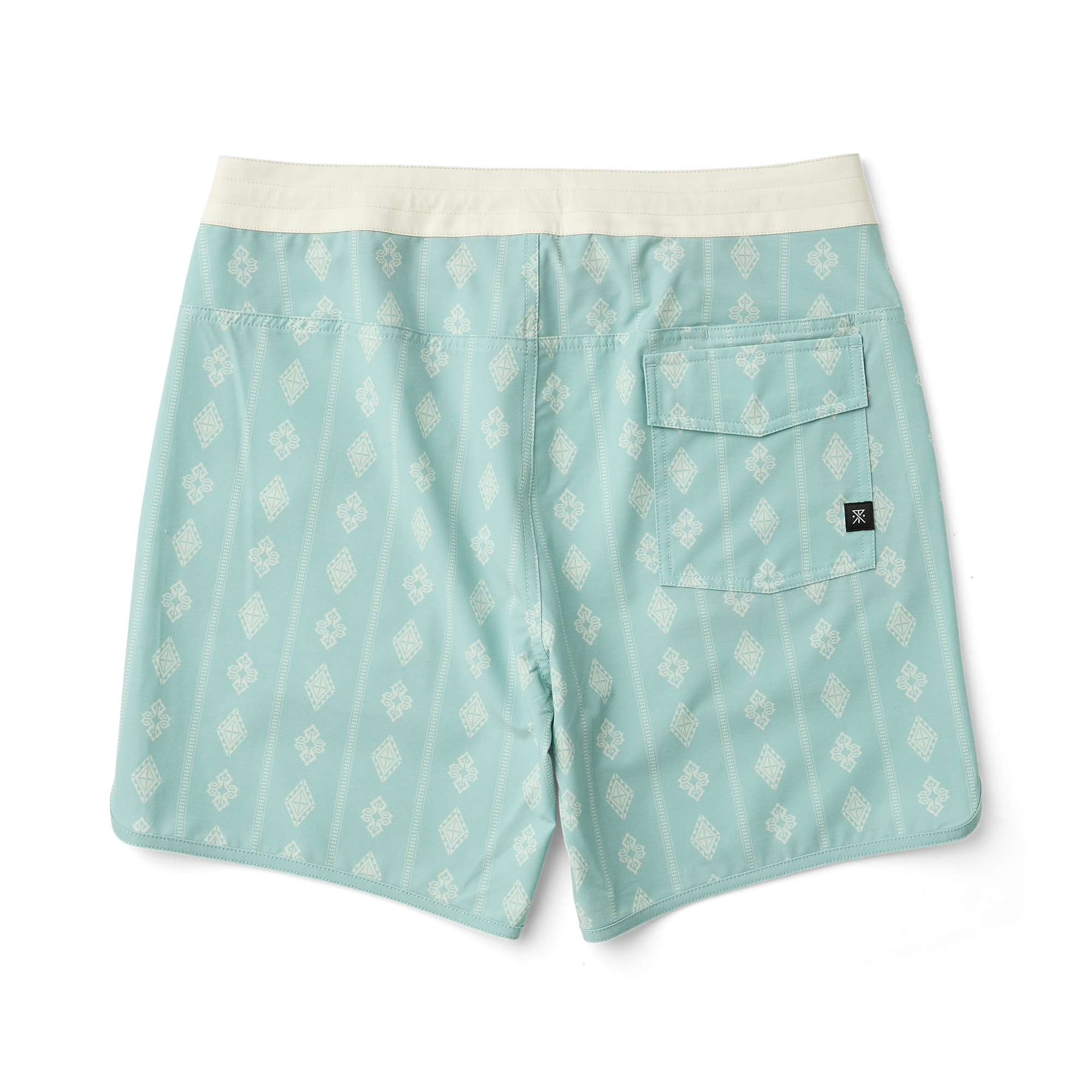 Chiller Scallop 17' Boardshorts - Hazy Blau