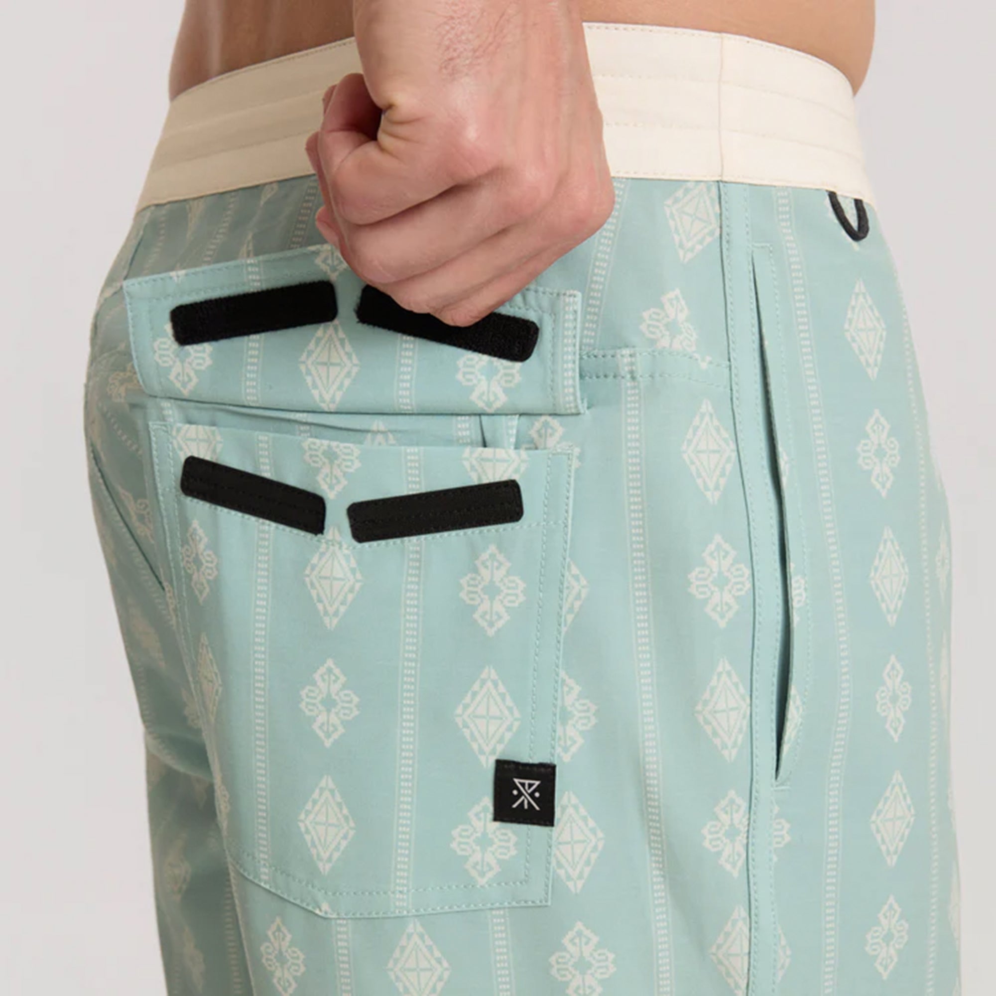 Chiller Scallop 17' Boardshorts - Hazy Blau