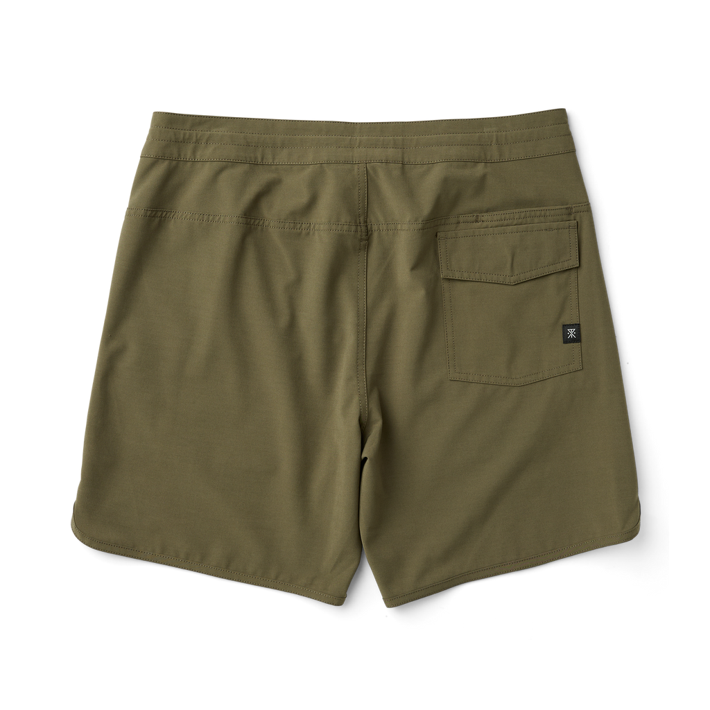Chiller Scallop 17' Boardshorts - Militärisch