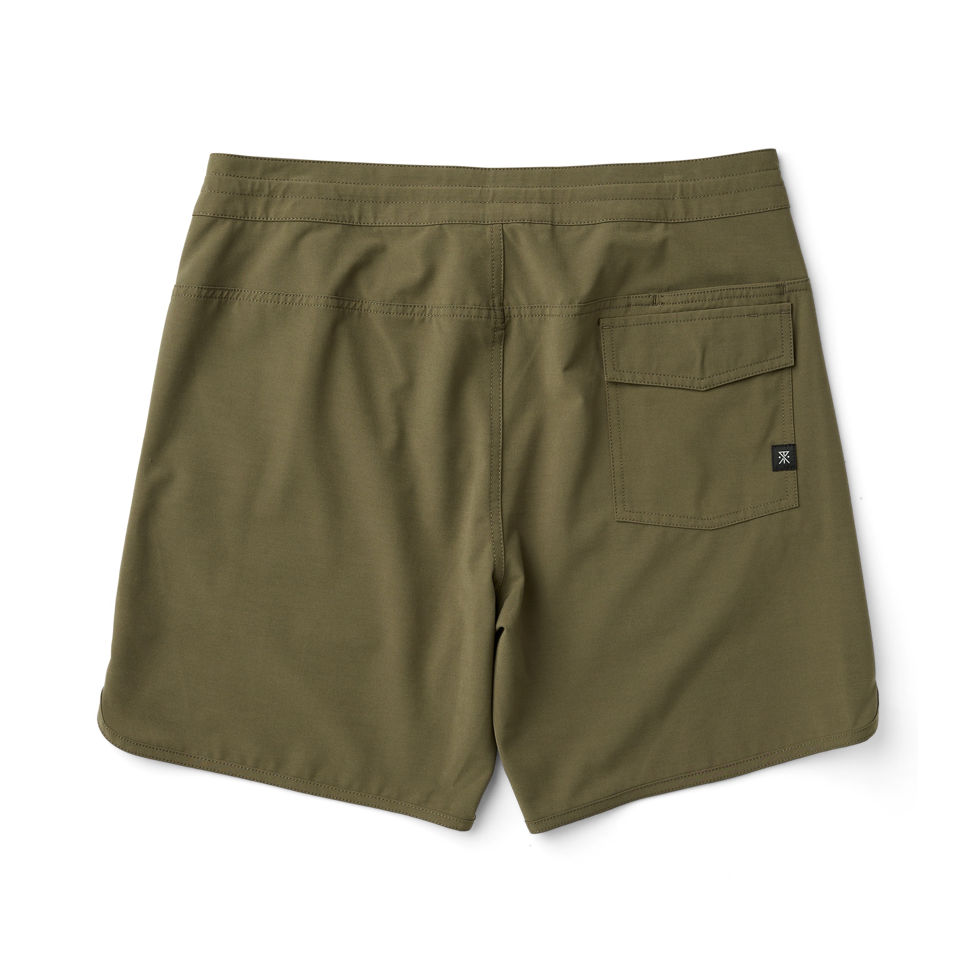 Chiller Scallop 17' Boardshorts - Militärisch