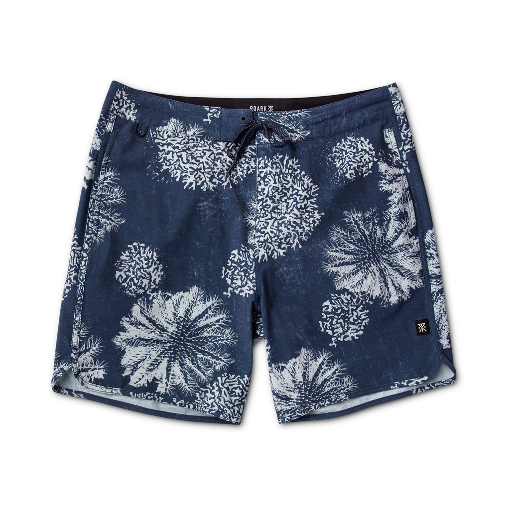 Chiller Scallop 17' Boardshorts - Marine