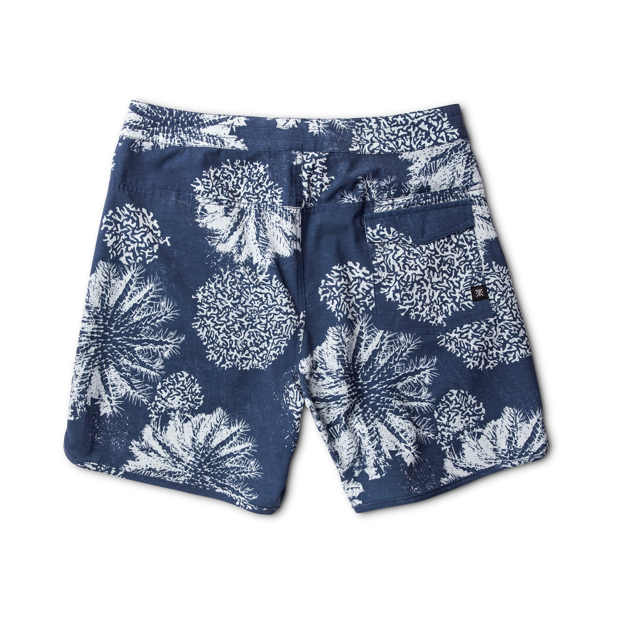Chiller Scallop 17' Boardshorts - Marine