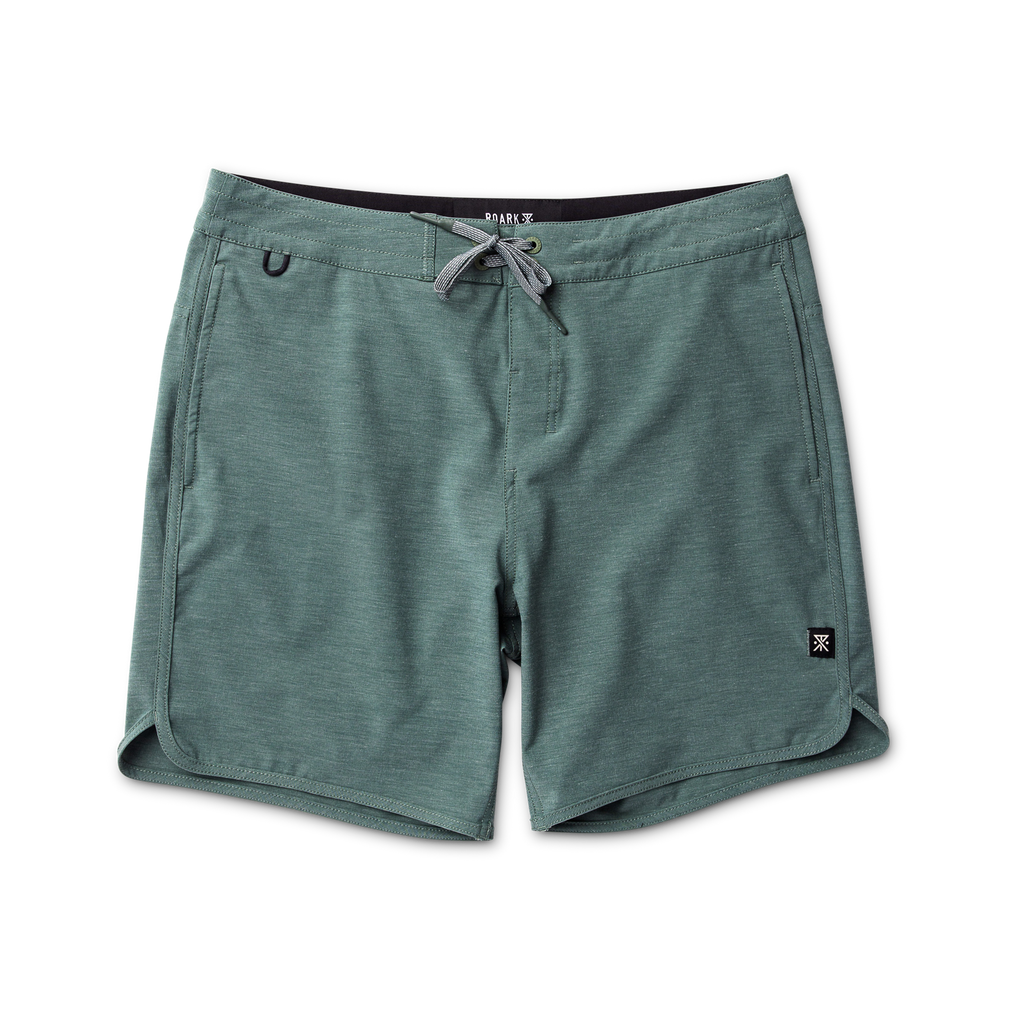 Chiller Scallop 17' Boardshorts - Schiefergrün