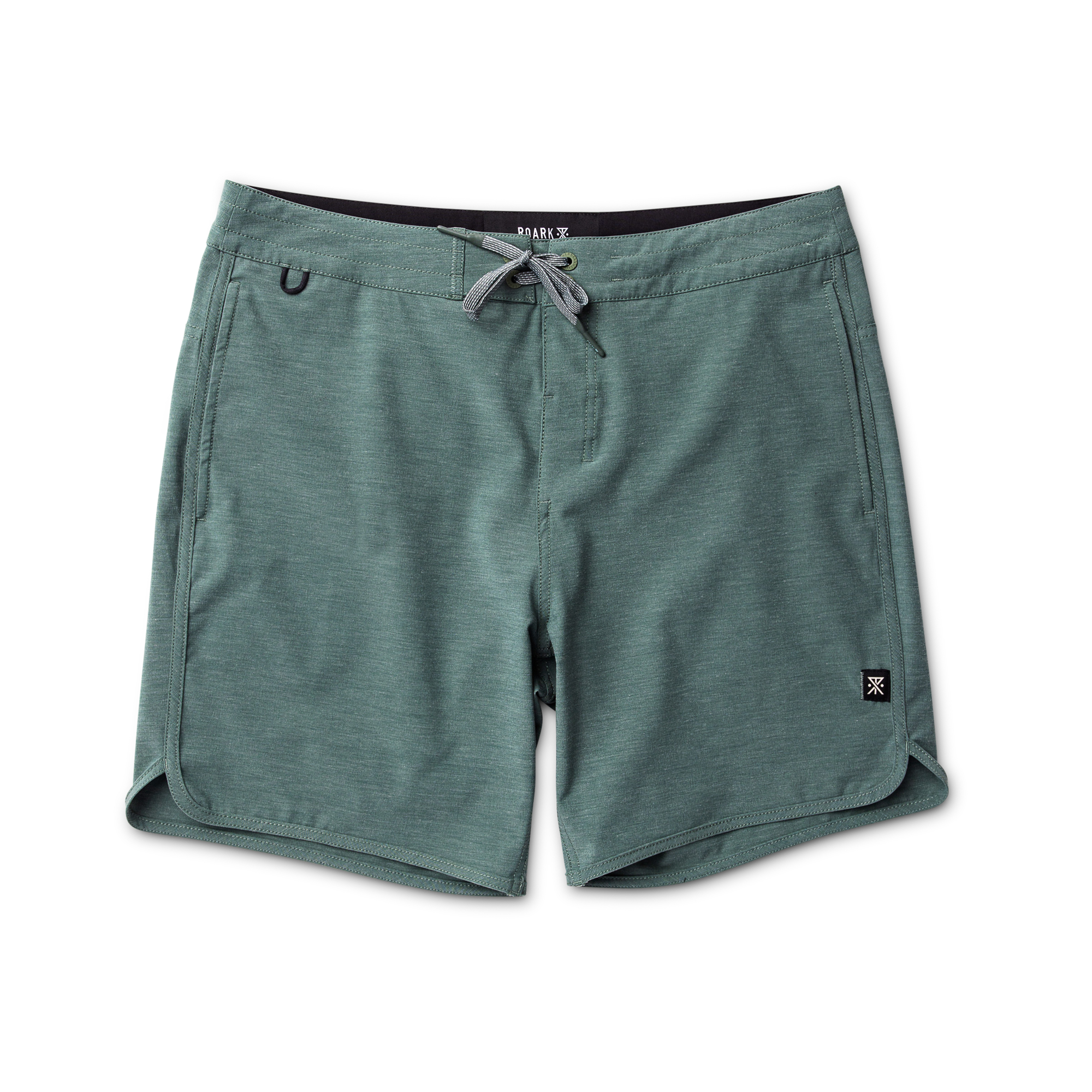 Chiller Scallop 17' Boardshorts - Schiefergrün