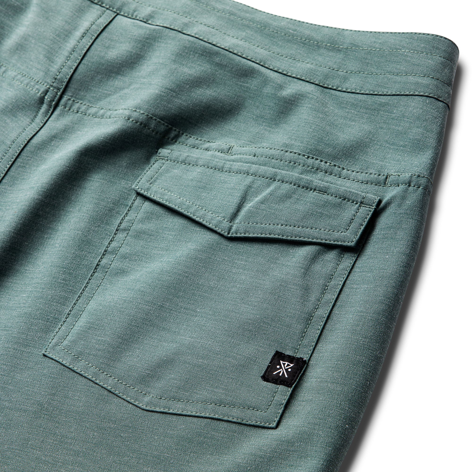 Chiller Scallop 17' Boardshorts - Schiefergrün