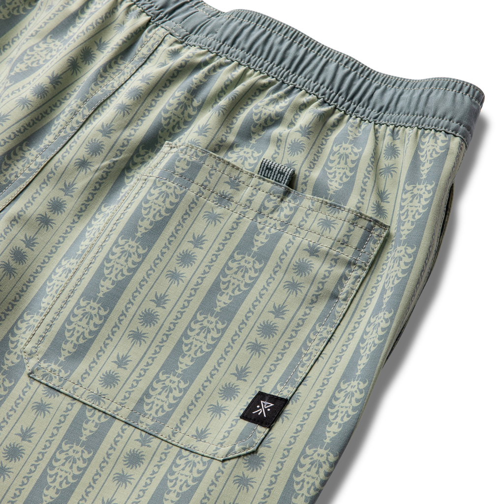 Shorey 16' Trunks - Stripe Sea Foam