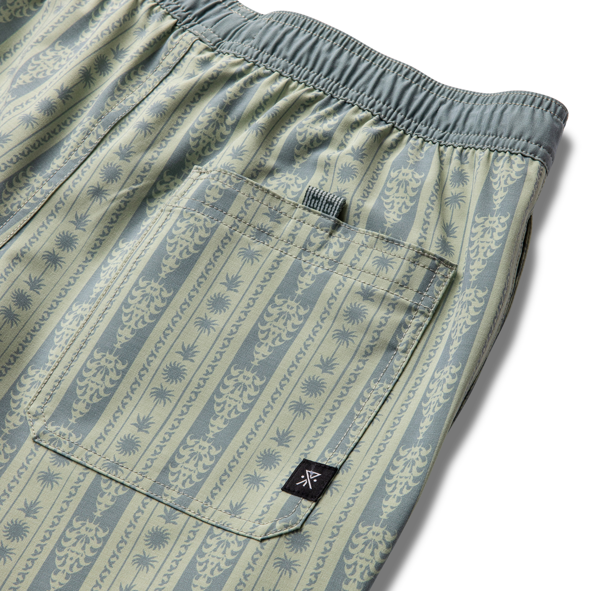 Shorey 16' Trunks - Stripe Sea Foam