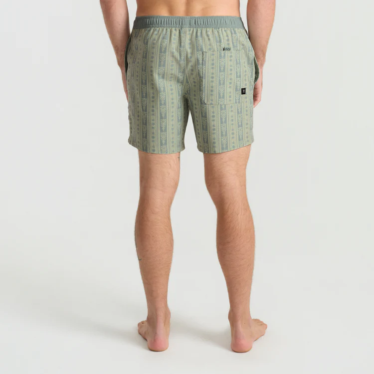 Shorey 16' Trunks - Stripe Sea Foam