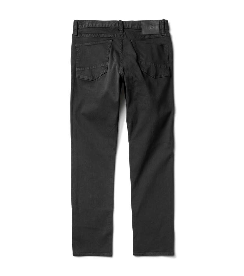 HWY 133 Slim Straight Broken Twill Jeans - Schwarz