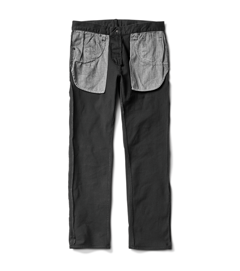 HWY 133 Slim Straight Broken Twill Jeans - Schwarz