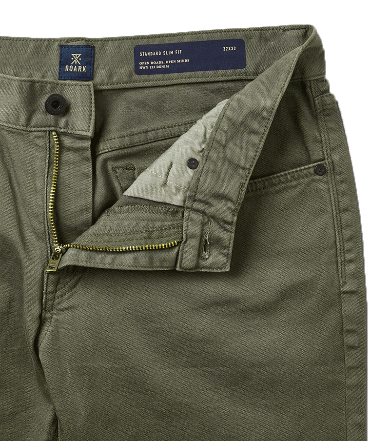 HWY 133 Slim Straight Broken Twill Jeans für Militär
