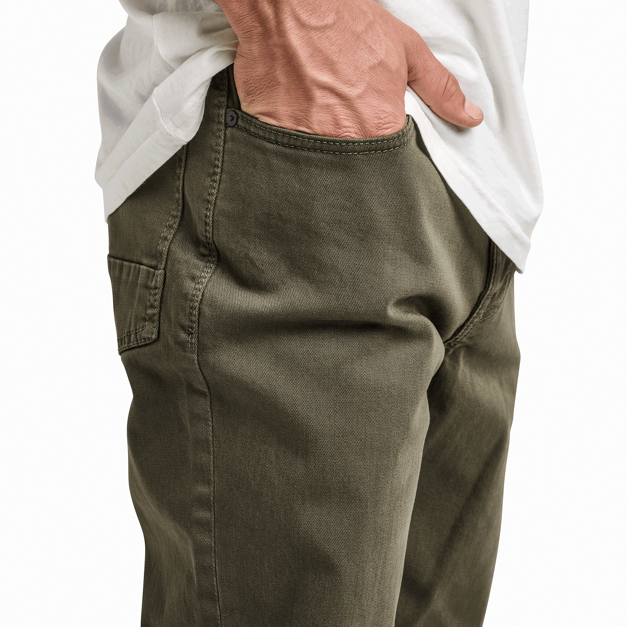 HWY 133 Slim Straight Broken Twill Jeans für Militär