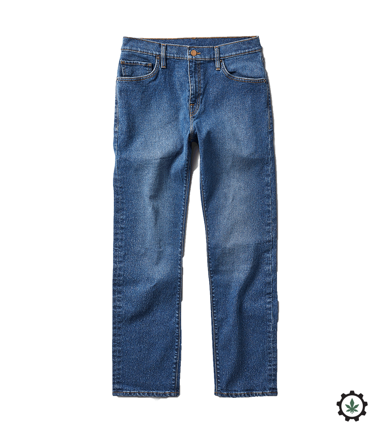 HWY 133 Slim Straight Denim Jeans - Medium Classic
