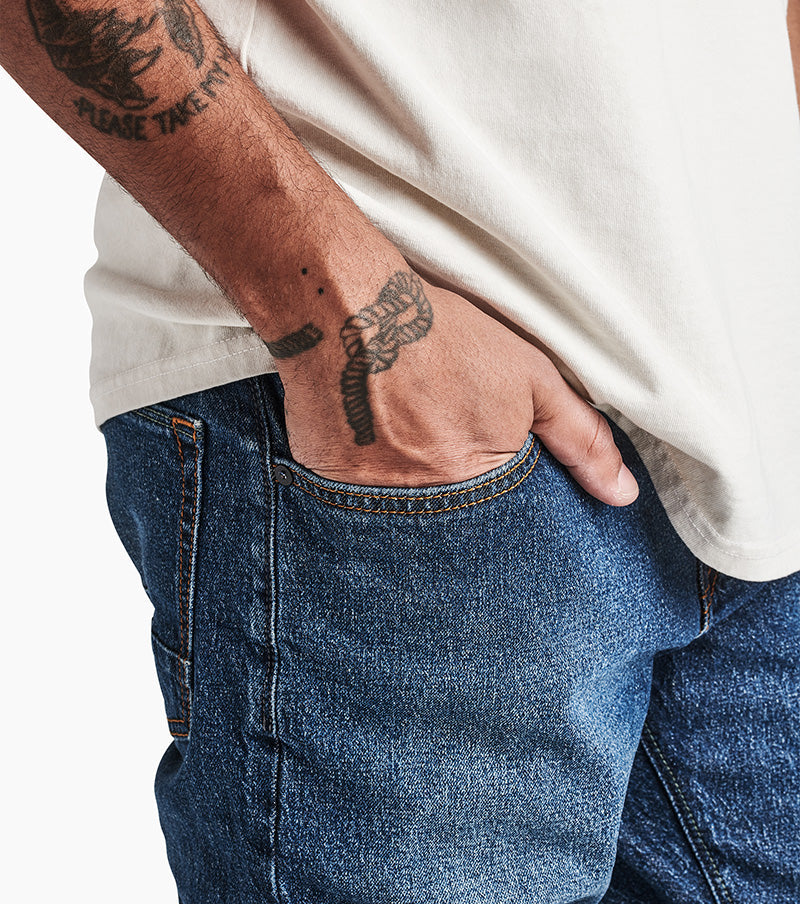 HWY 128 Straight Fit Denim Jeans - Medium Classic