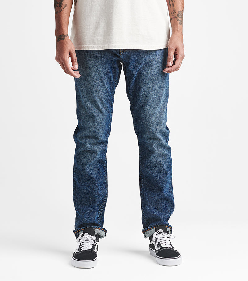 HWY 133 Slim Straight Denim Jeans - Medium Classic