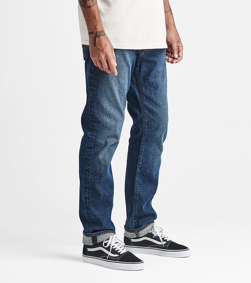 HWY 133 Slim Straight Denim Jeans - Medium Classic