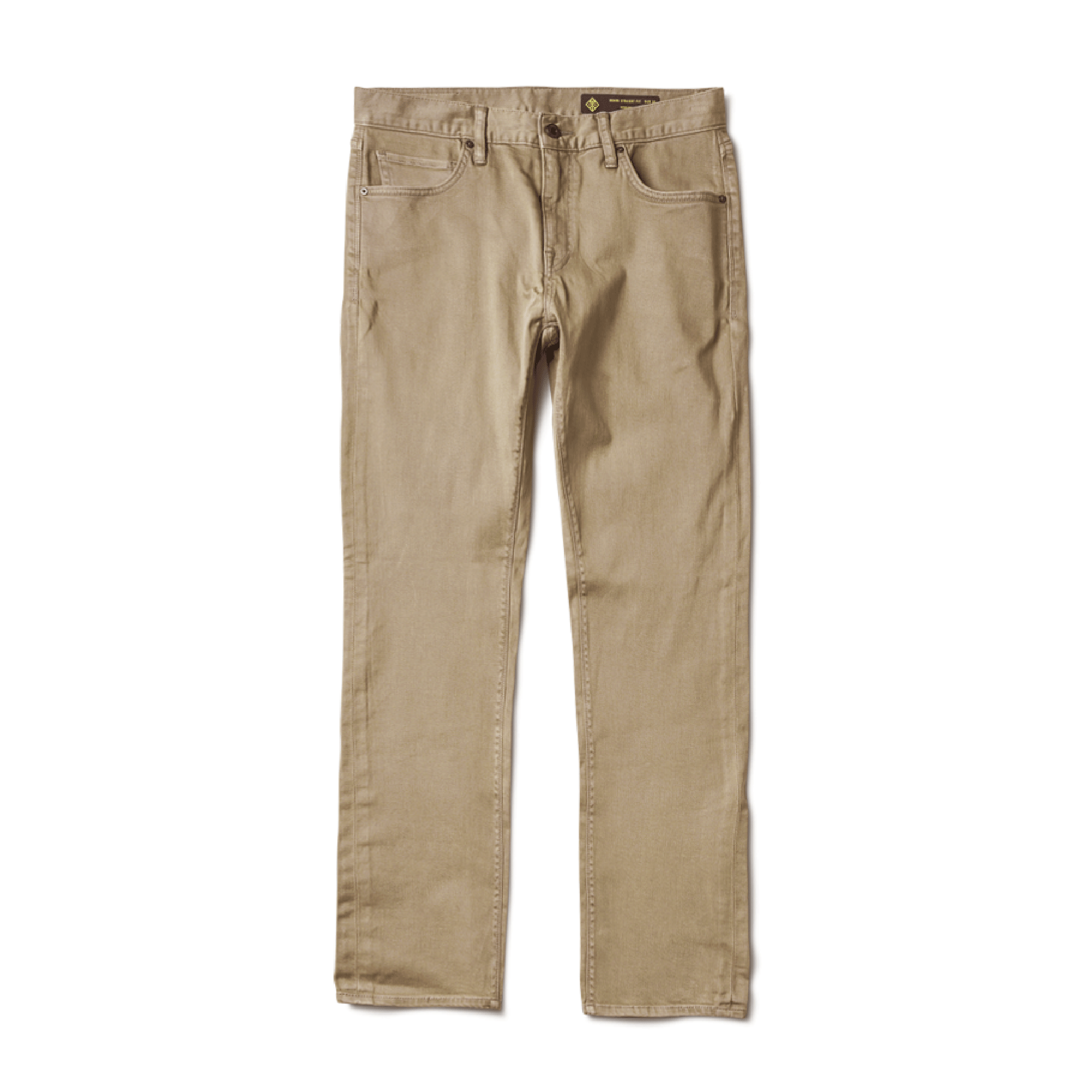 HWY 128 Straight Fit Broken Twill Jeans - Wüste Khaki