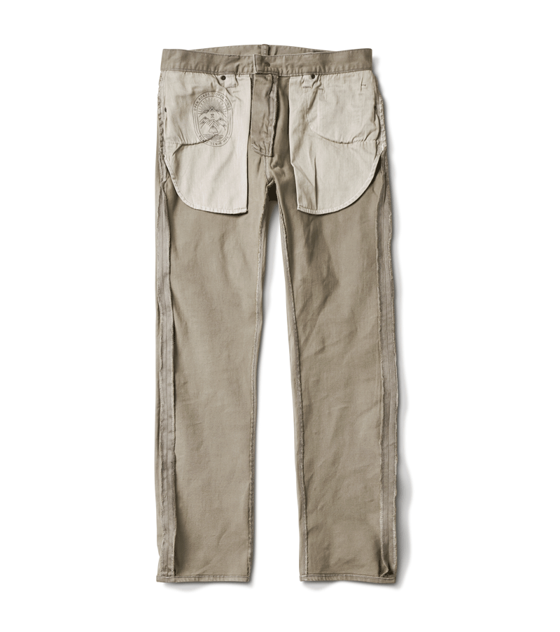 HWY 128 Straight Fit Broken Twill Jeans - Wüste Khaki