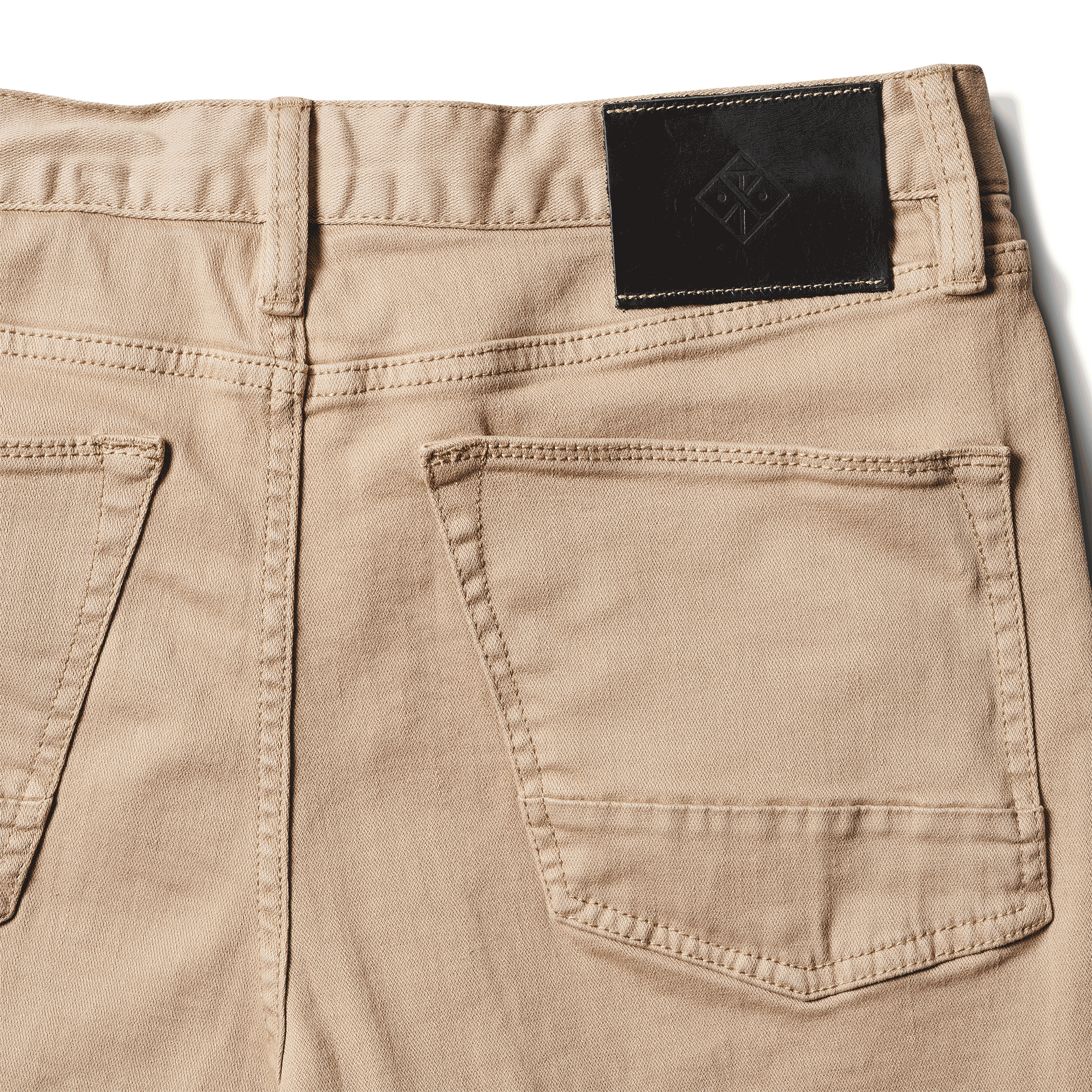 HWY 128 Straight Fit Broken Twill Jeans - Wüste Khaki