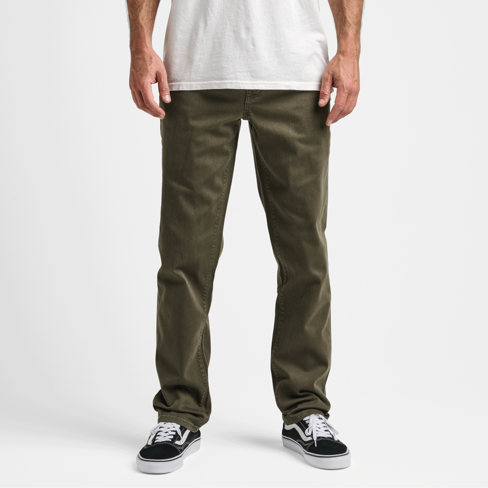 HWY 128 Straight Fit Broken Twill Jeans