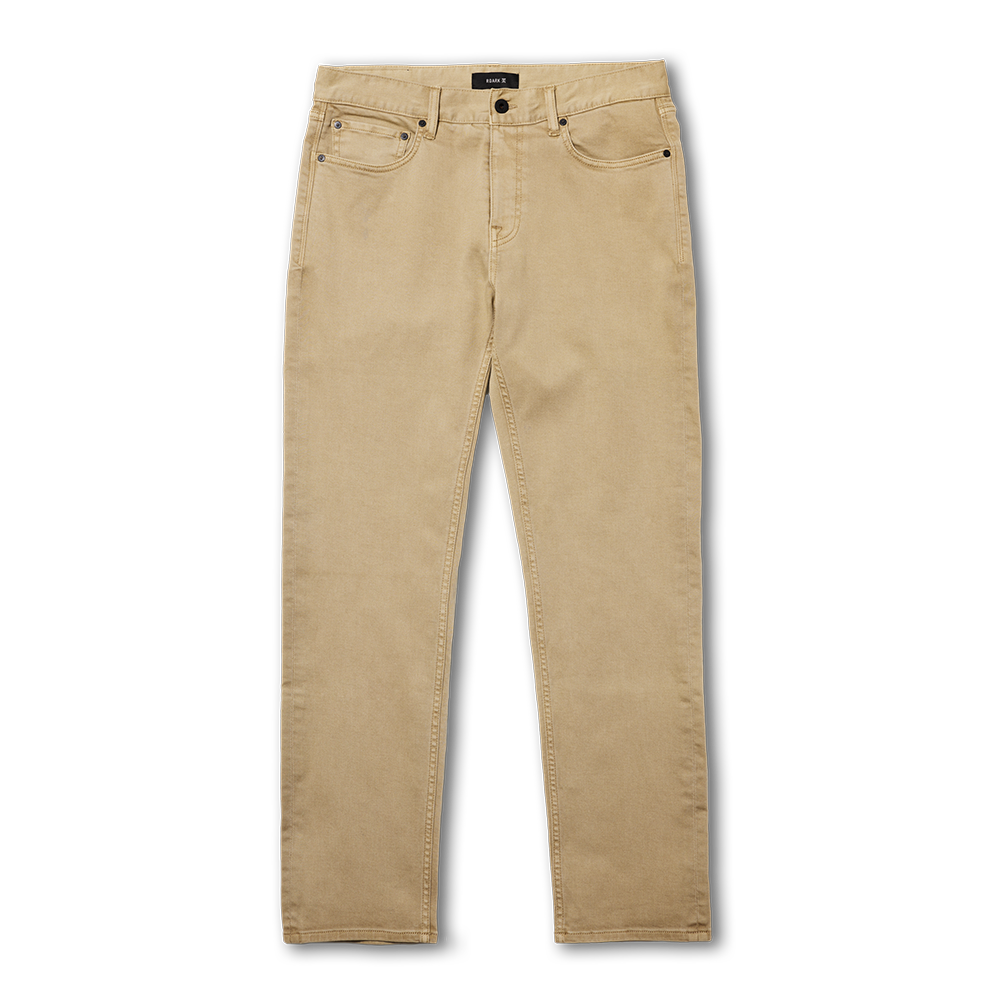 HWY 128 5-Taschen gebrochen Twill Denim - Wüste Khaki