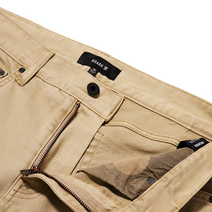 HWY 128 5-Taschen gebrochen Twill Denim - Wüste Khaki