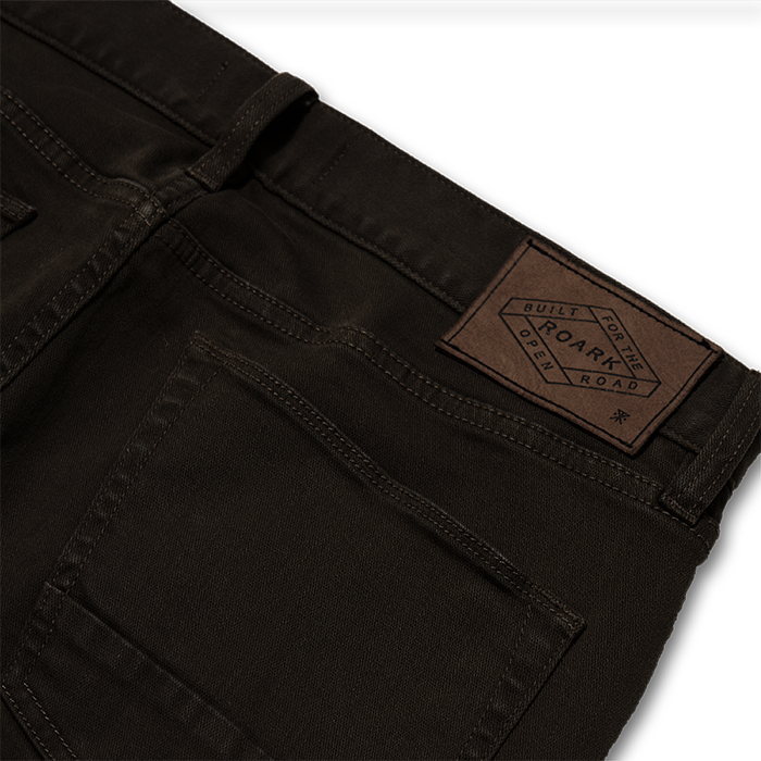 HWY 128 5-Taschen gebrochen Twill Denim - Schwarz