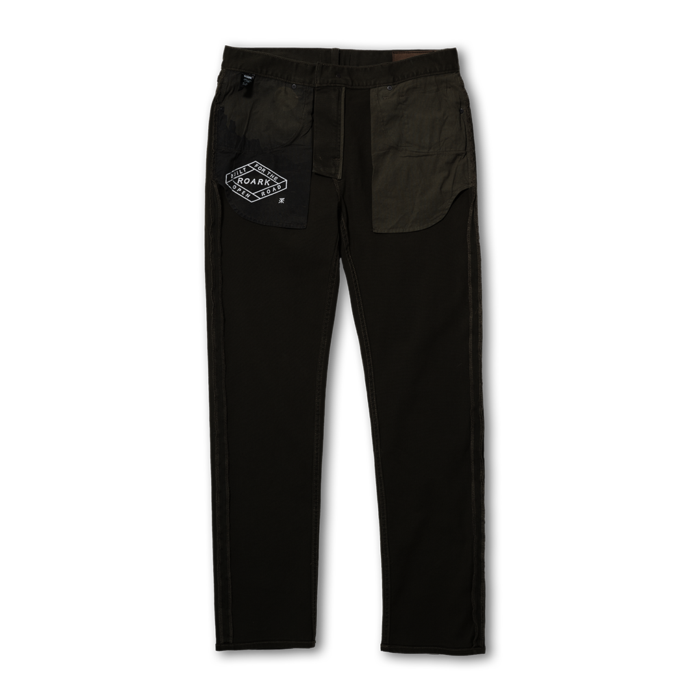HWY 128 5-Taschen gebrochen Twill Denim - Schwarz