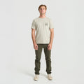 HWY 128 5-Taschen gebrochen Twill Denim - Militär