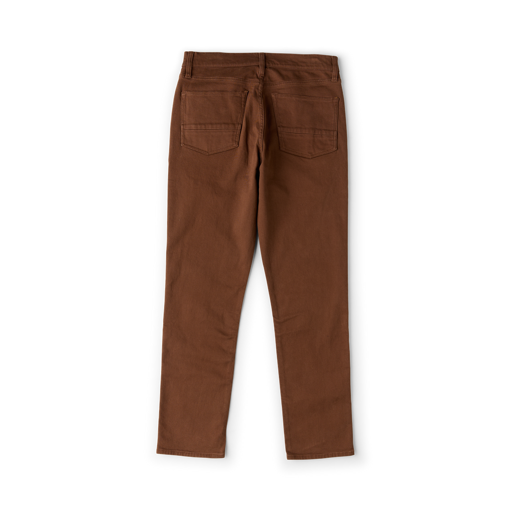 HWY 128 5-Taschen gebrochen Twill Denim – Rust Braun