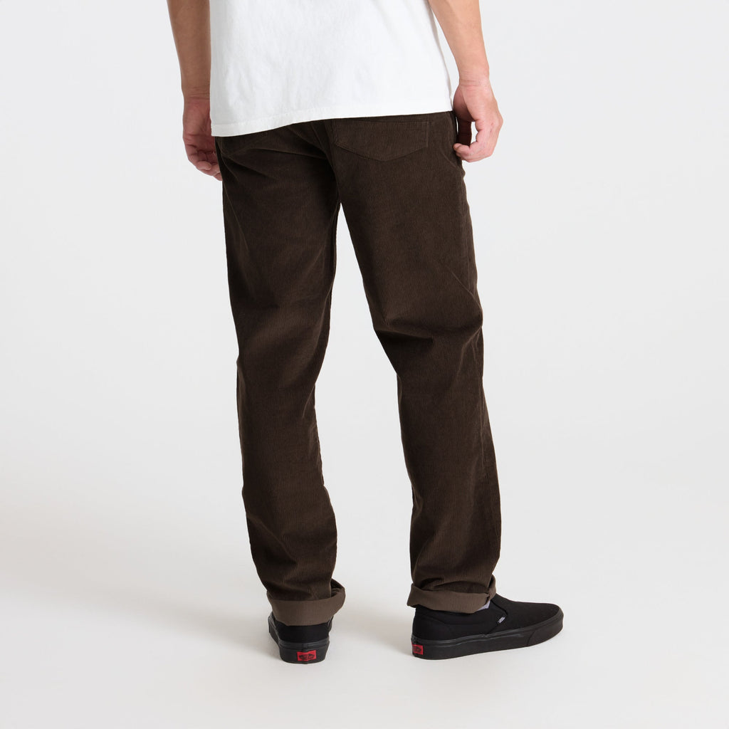 HWY 128 Cord Jeans — Dark Braun