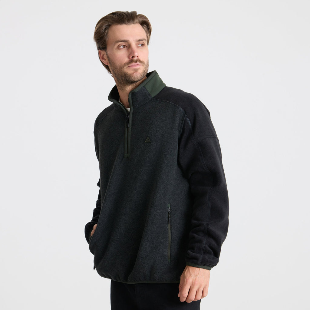 Campover Fleece Mock Half-zip - Onyx