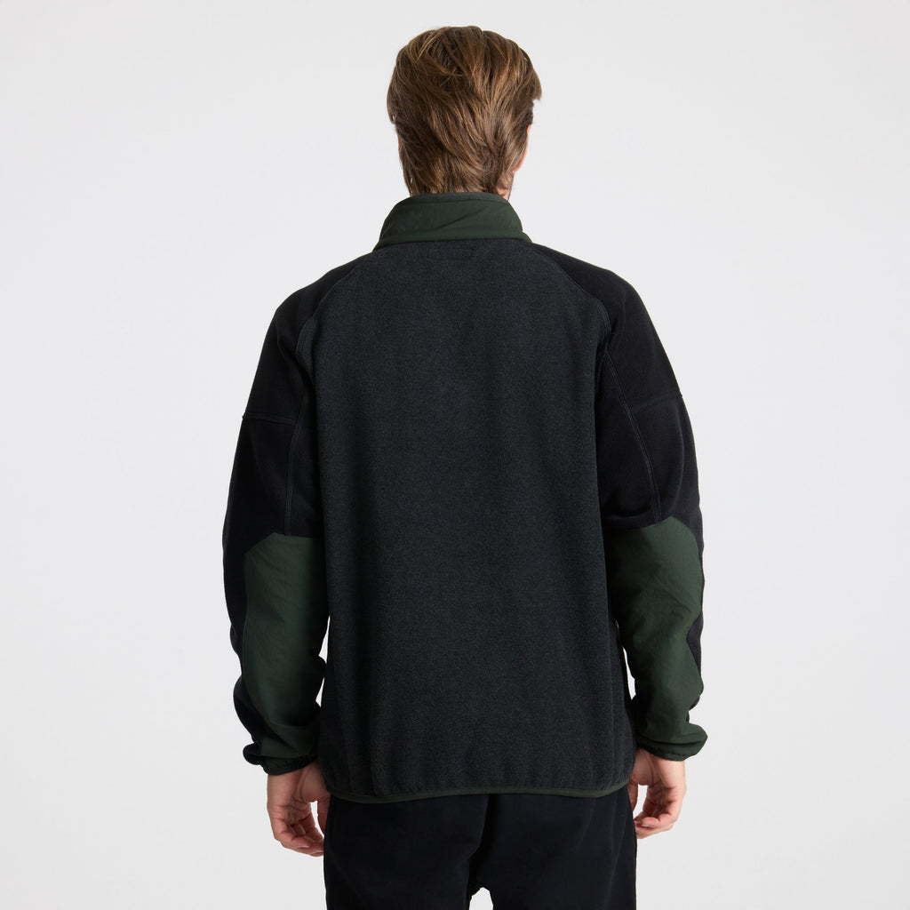 Campover Fleece Mock Half-zip - Onyx