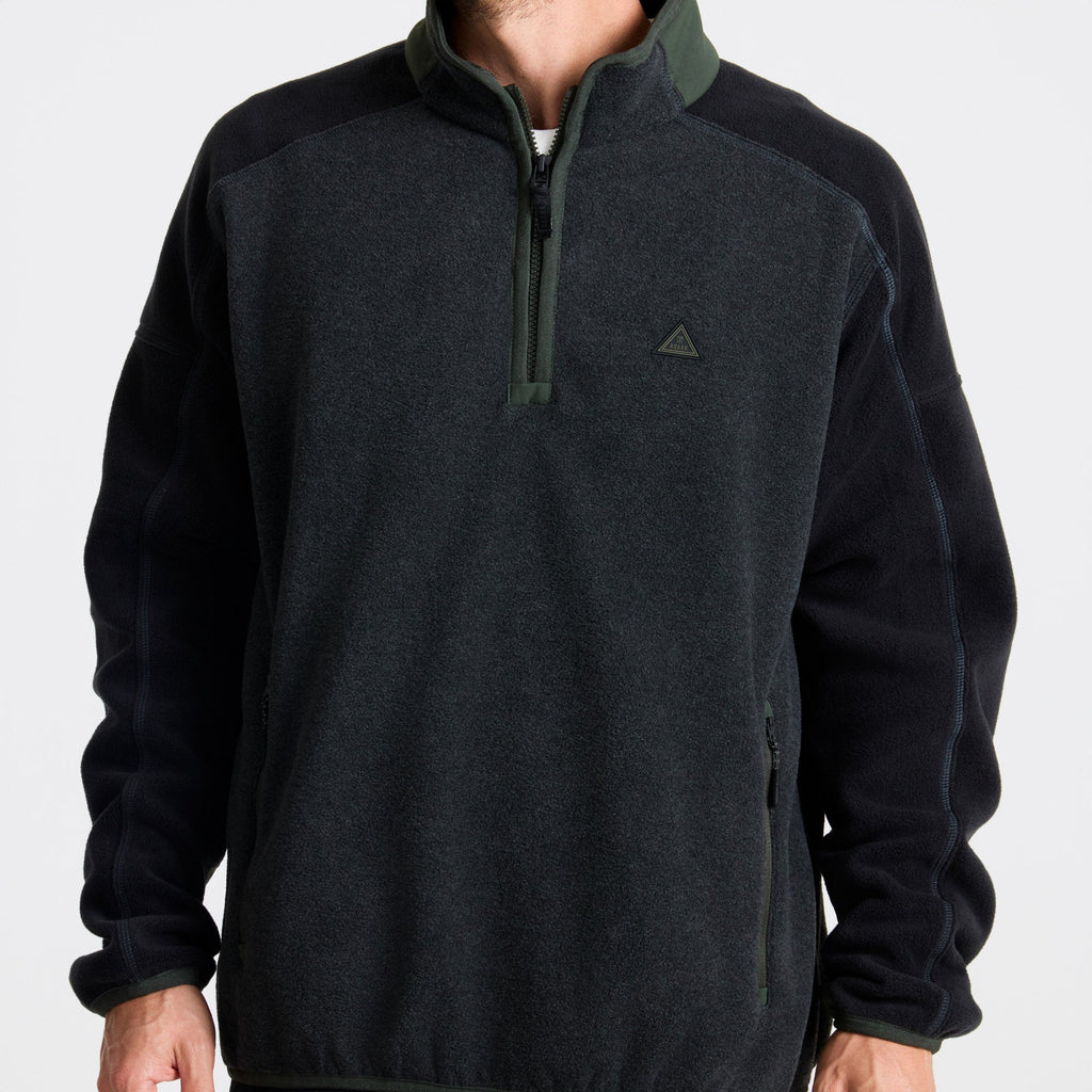 Campover Fleece Mock Half-zip - Onyx