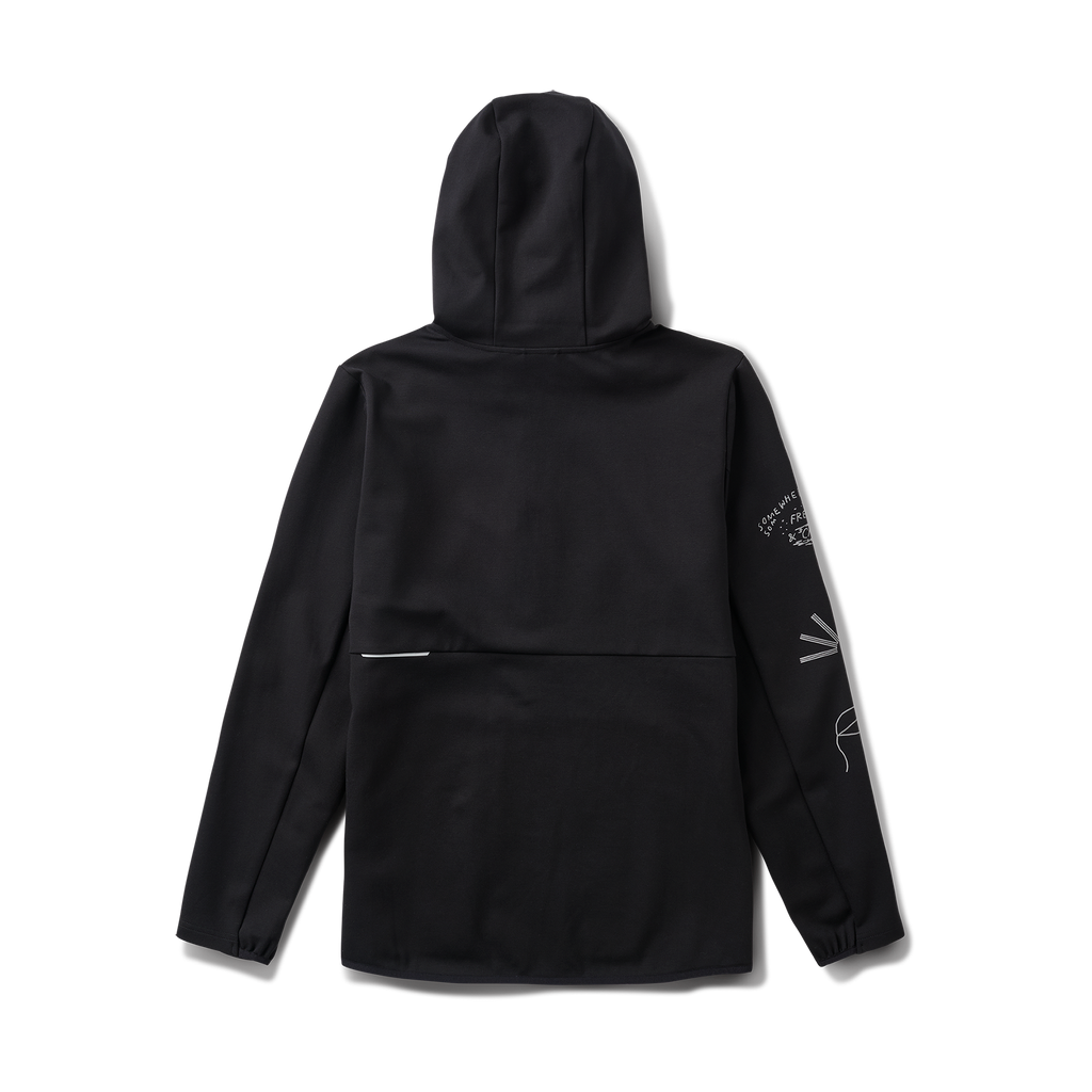 El Morro Zip Fleece 2.0 Kapuzenpullover - Schwarz