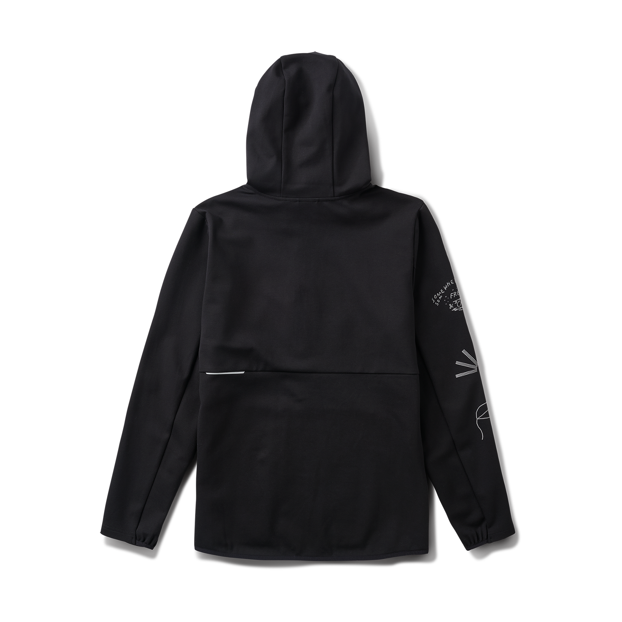 El Morro Zip Fleece 2.0 Kapuzenpullover - Schwarz