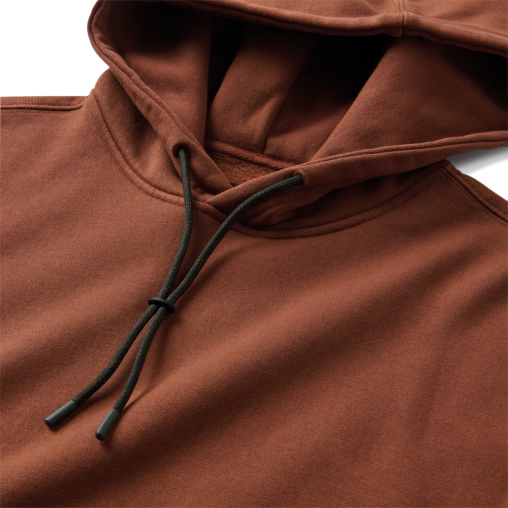 Bolo Fleece Kapuzenpullover — Rot Clay