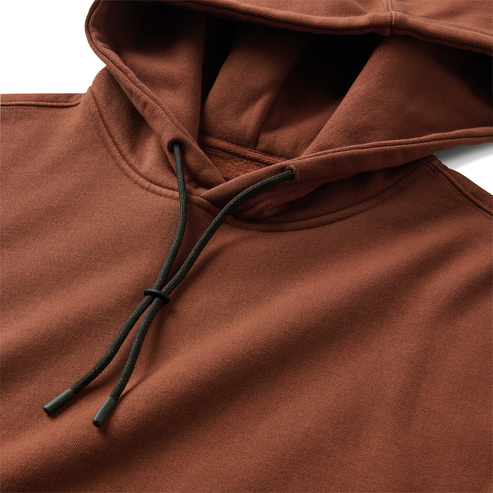 Bolo Fleece Kapuzenpullover — Rot Clay