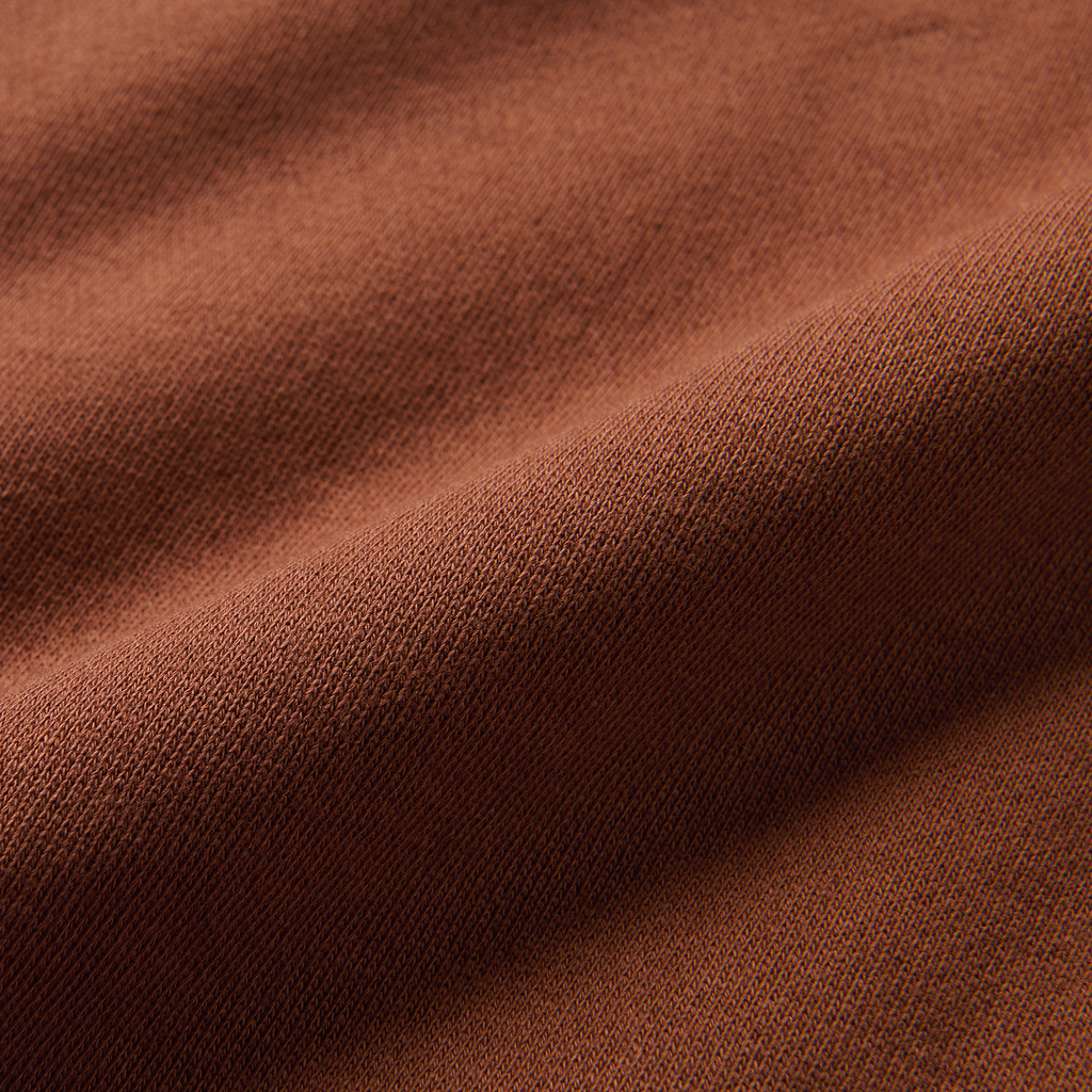 Bolo Fleece Kapuzenpullover — Rot Clay
