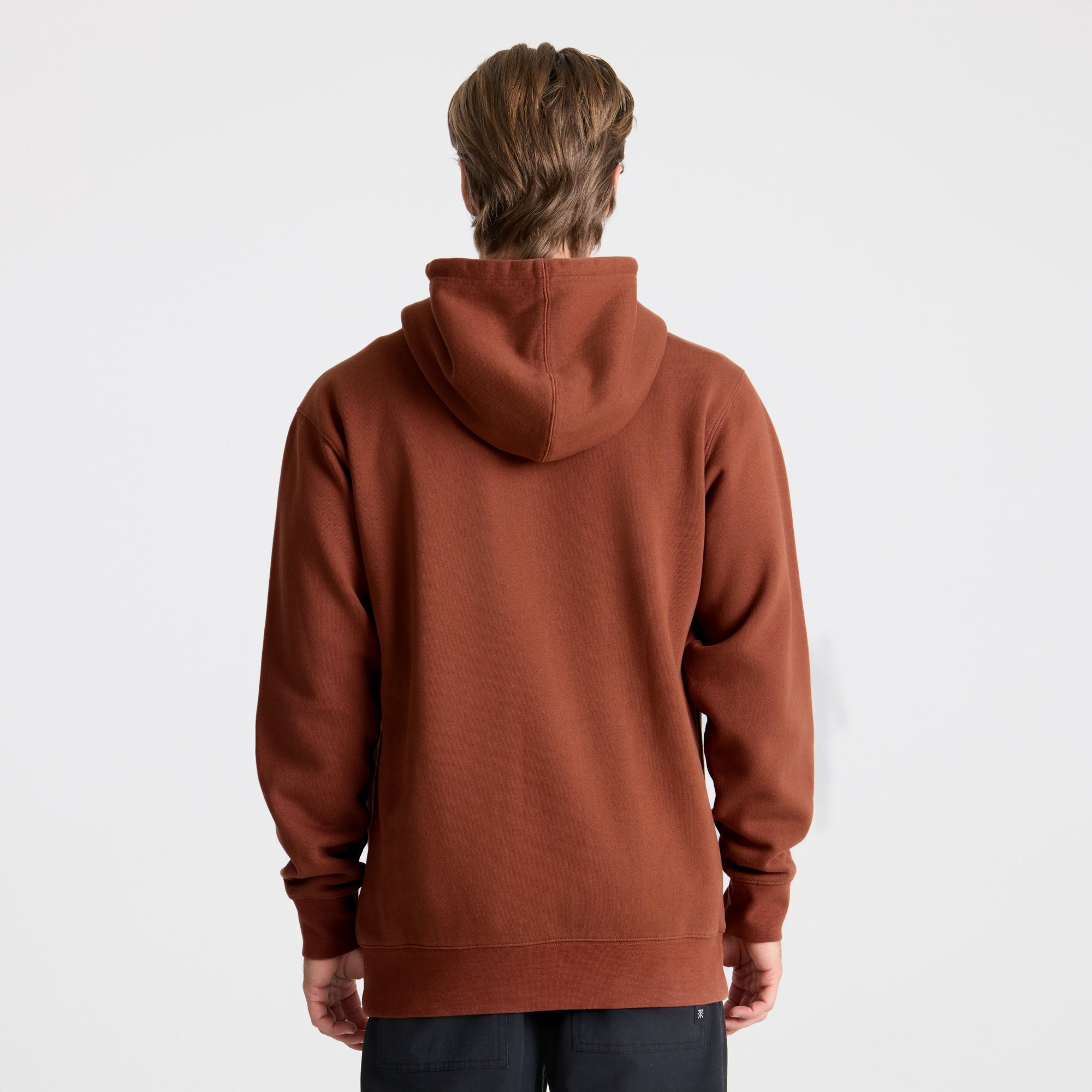 Bolo Fleece Kapuzenpullover — Rot Clay