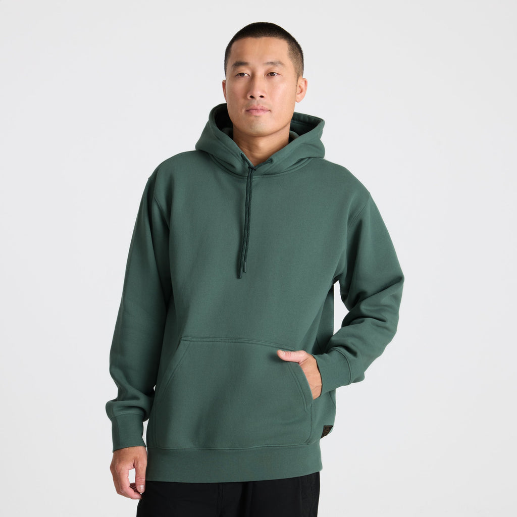 Bolo Fleece Kapuzenpullover — Schiefergrün