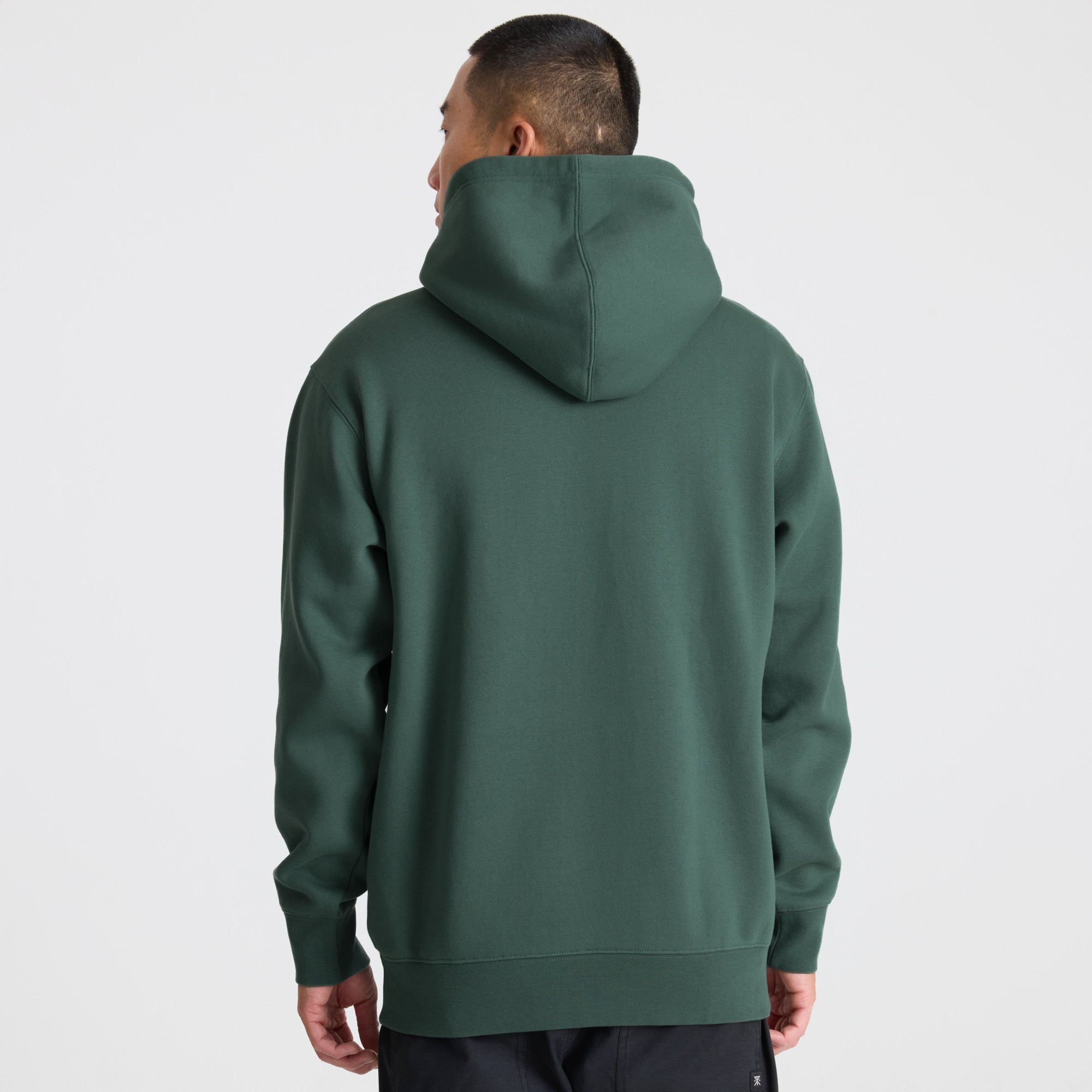 Bolo Fleece Kapuzenpullover — Schiefergrün
