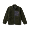 Campover Fleece Zip Jacke - Dark Military (Deutsche Ausgabe)