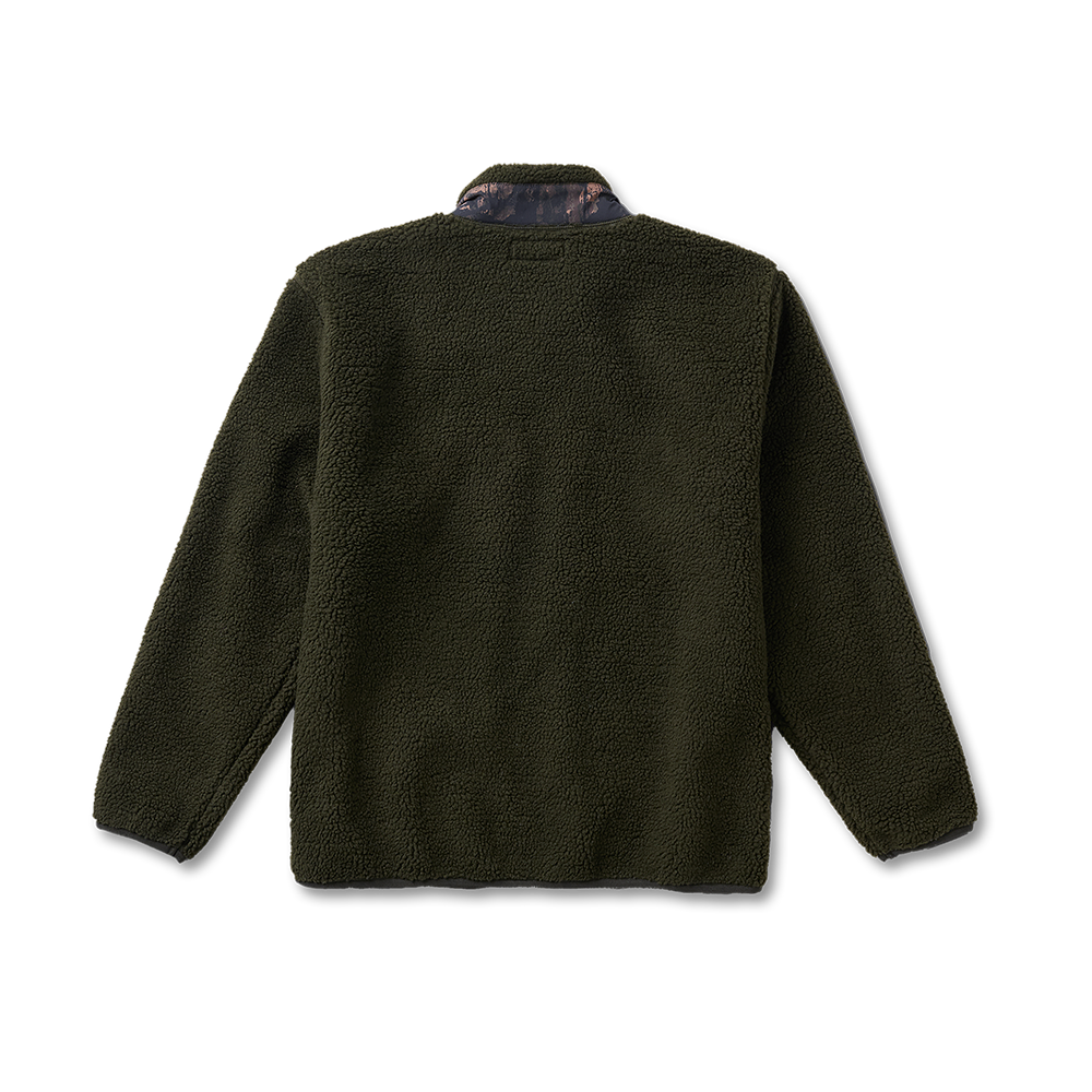 Campover Fleece Zip Jacke - Dark Military (Deutsche Ausgabe)